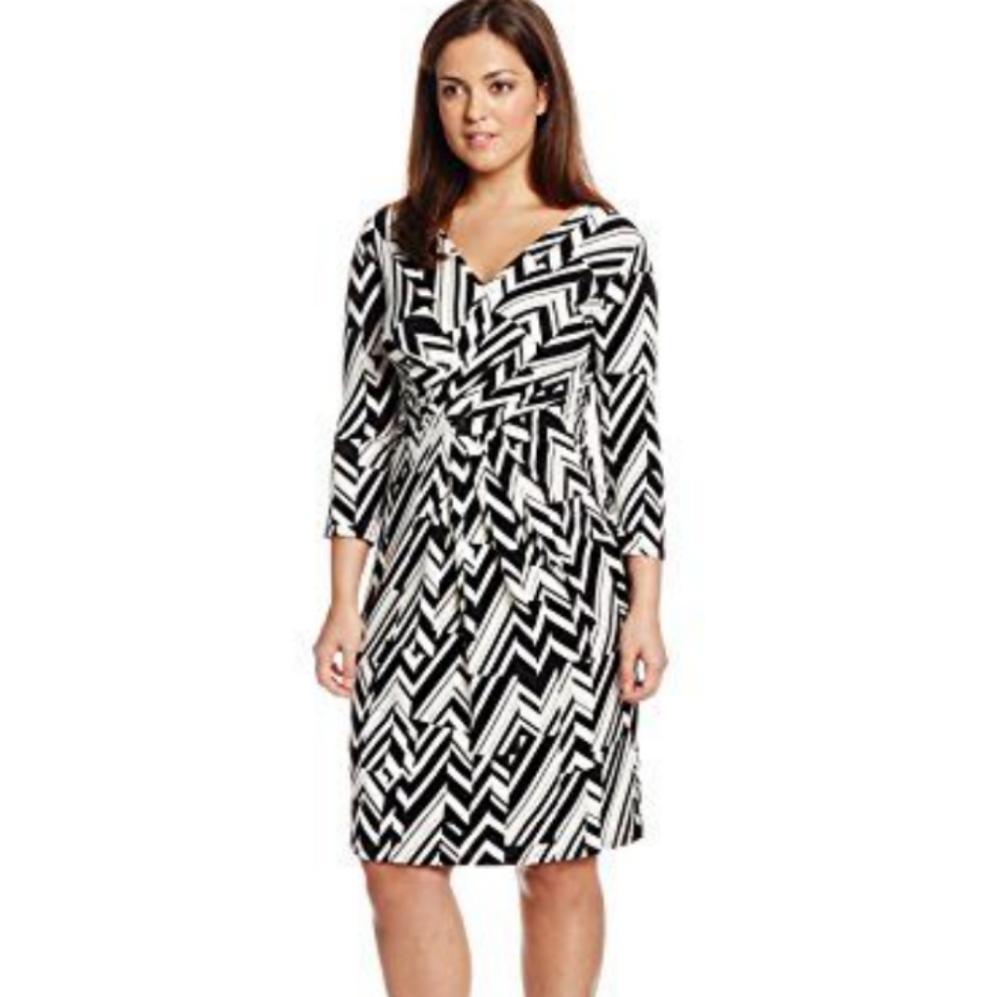 ❣️🦁BEAUTIFUL ANNE KLEIN BLACK AND WHITE DRESS